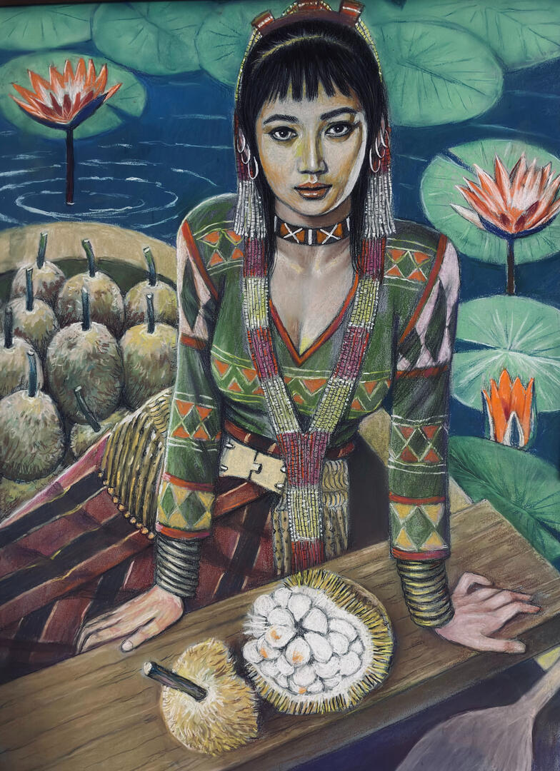 T'boli Girl with Marang